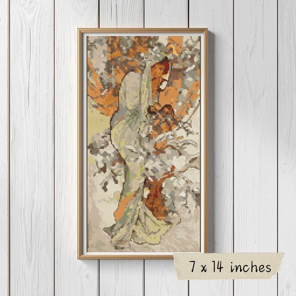 Winter Cross Stitch Kit