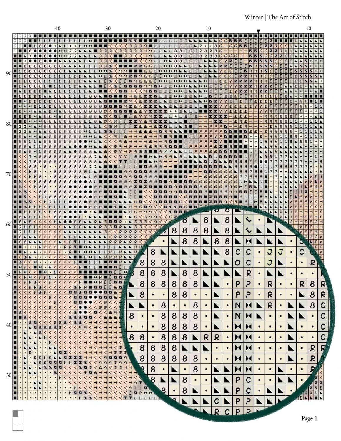 Winter Cross Stitch Kit