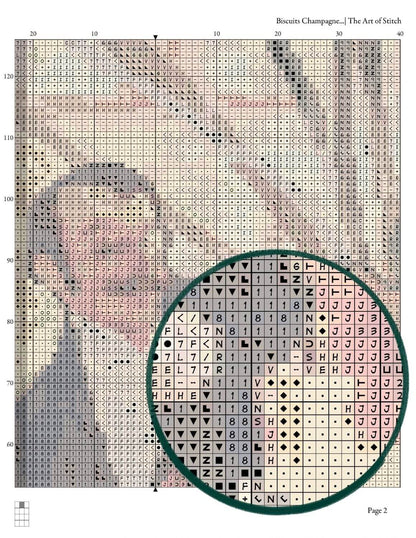 Biscuits Champagne-Lefèvre-Utile Cross Stitch Pattern