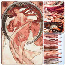 Dance Cross Stitch Kit - Premium Cross Stitch Kit - Alphonse Mucha