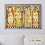 The Times of the Day Cross Stitch Kit