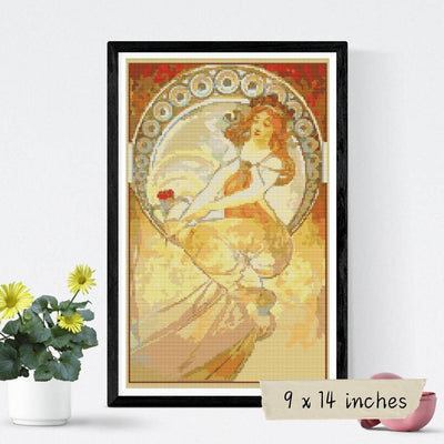 Painting Cross Stitch Pattern