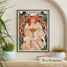 Champenois Cross Stitch Kit | Alphonse Mucha