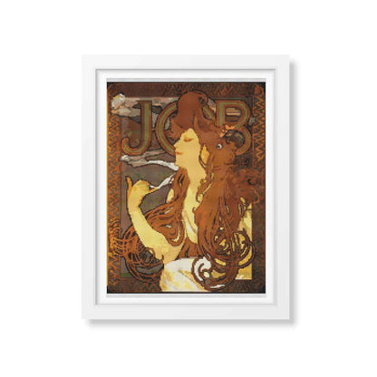 Job Cross Stitch Kit | Alphonse Mucha