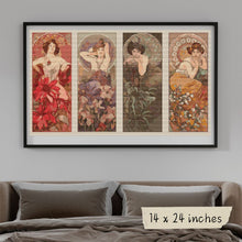 The Four Gemstones Cross Stitch Kit | Alphonse Mucha