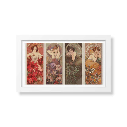 The Four Gemstones Cross Stitch Kit | Alphonse Mucha