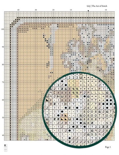 Lily Cross Stitch Pattern