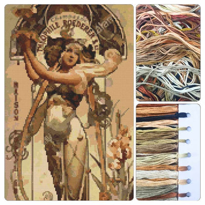 Theophile Roederer's Champagne Cross Stitch Kit