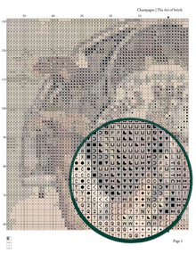 Theophile Roederer's Champagne Cross Stitch Pattern