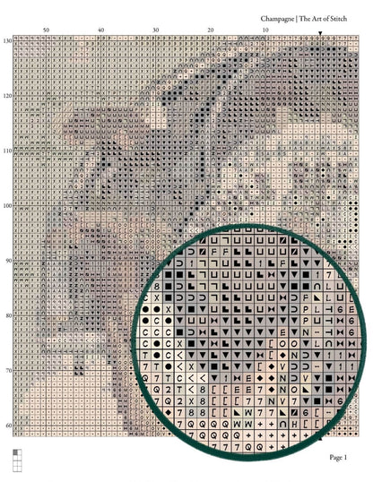 Theophile Roederer's Champagne Cross Stitch Kit
