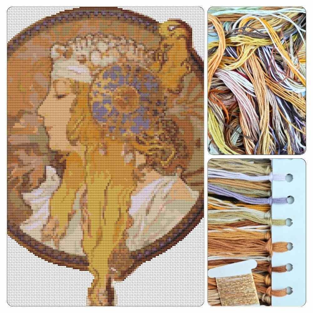 Byzantine Heads: Blonde Cross Stitch Kit