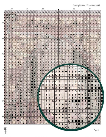 Evening Reverie Cross Stitch Pattern
