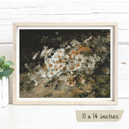 Wild Flowers Cross Stitch Pattern
