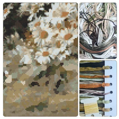 Wild Flowers Cross Stitch Kit