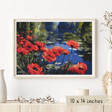 Poppies by the Pond Cross Stitch Kit | William Jabez Muckley