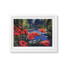 Poppies by the Pond Cross Stitch Kit | William Jabez Muckley