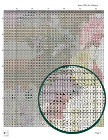 Roses on a Marble Ledge Cross Stitch Pattern