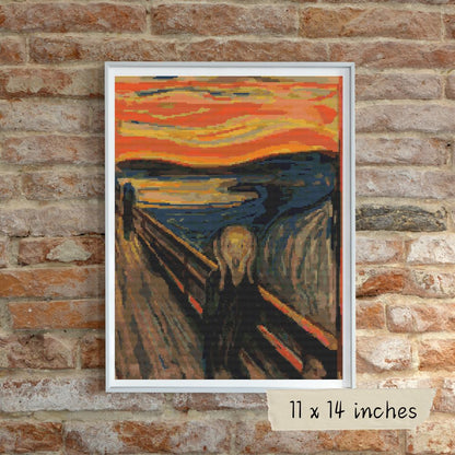 The Scream Cross Stitch Kit | Edvard Munch