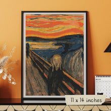 The Scream Cross Stitch Pattern | Edvard Munch