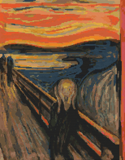 The Scream Cross Stitch Pattern | Edvard Munch