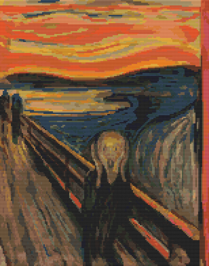 The Scream Cross Stitch Kit | Edvard Munch