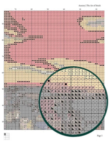 Anxiety Cross Stitch Pattern