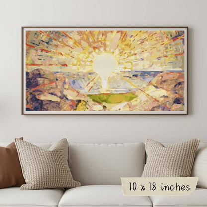 The Sun Cross Stitch Pattern