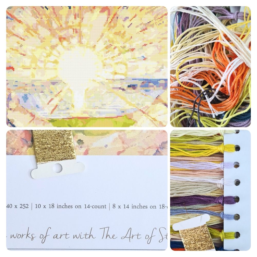 The Sun Cross Stitch Kit | Edvard Munch