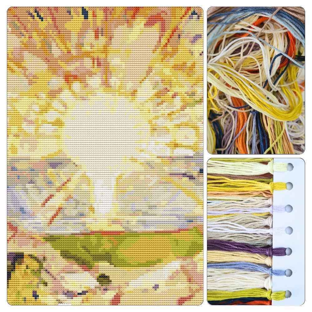 The Sun Cross Stitch Kit