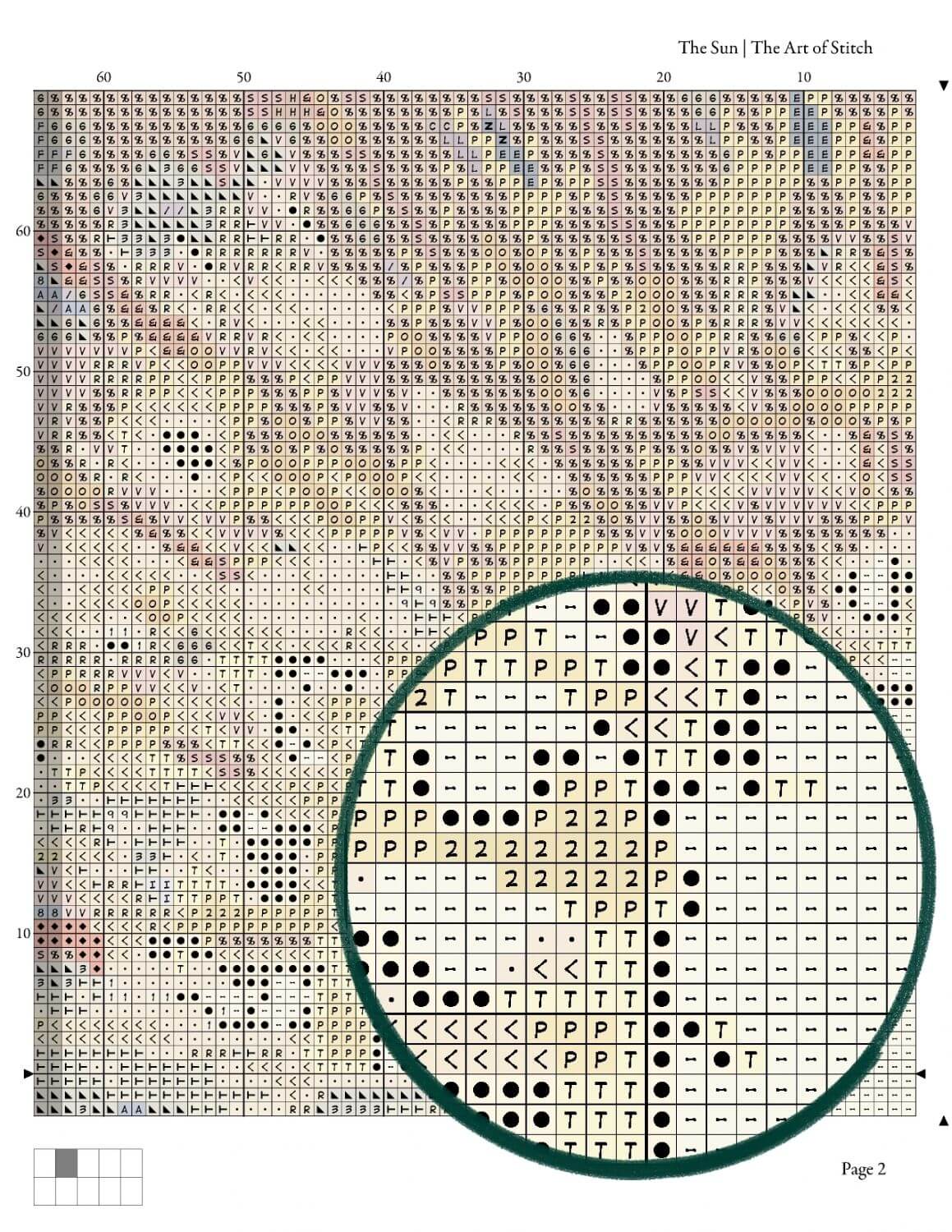 The Sun Cross Stitch Kit