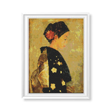 Jeune Femme de Profil Cross Stitch Kit | Samuel Mutzner