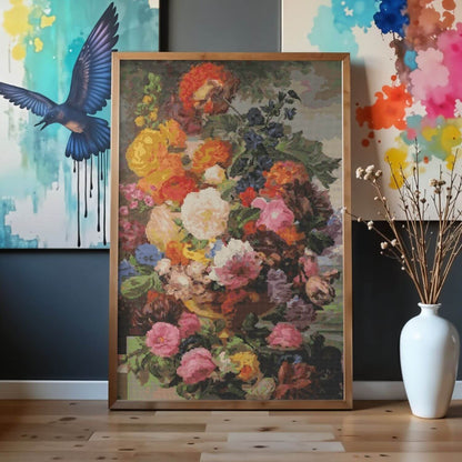 Grandmother's Bouquet II Cross Stitch Pattern