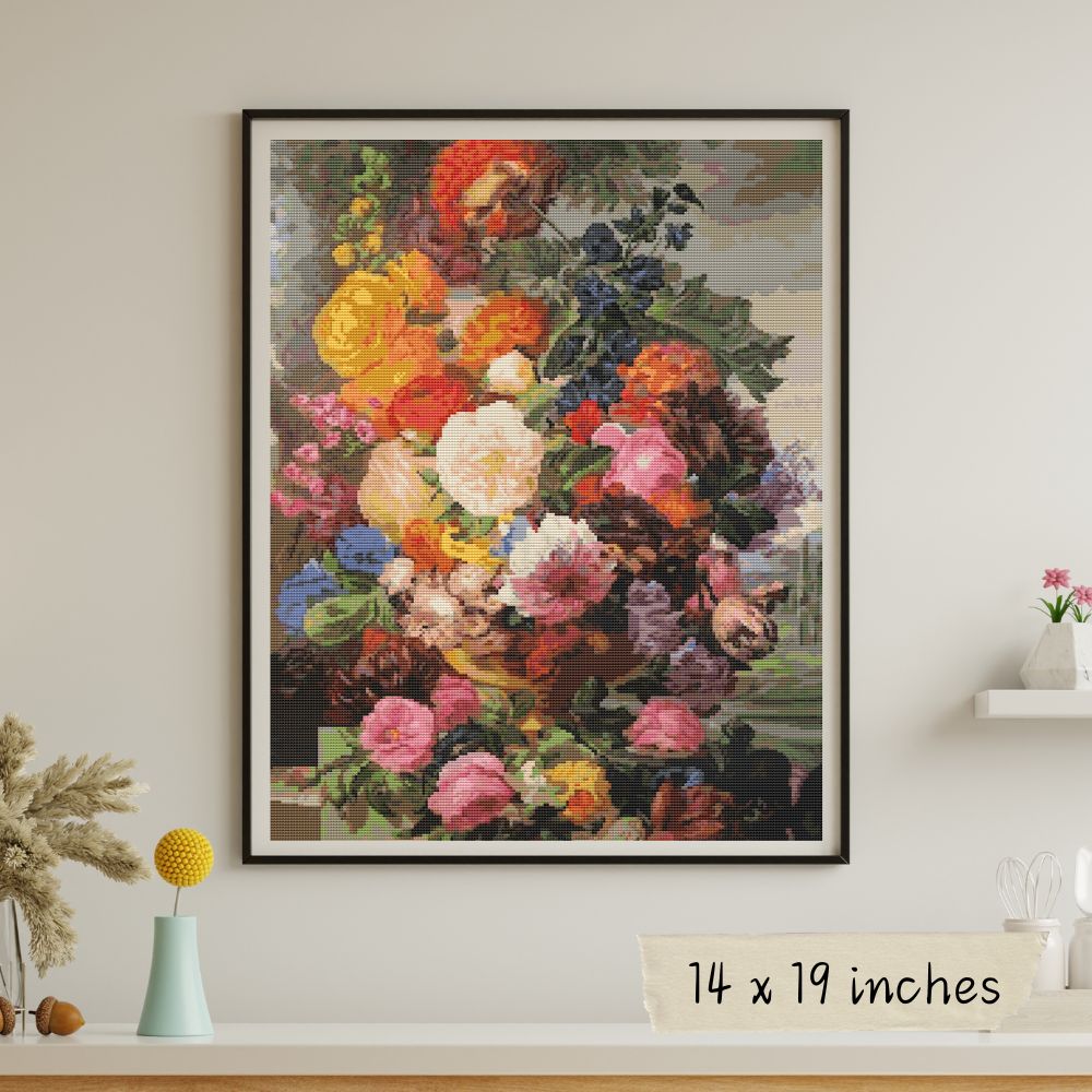 Grandmother's Bouquet II Cross Stitch Pattern | Joseph Nigg