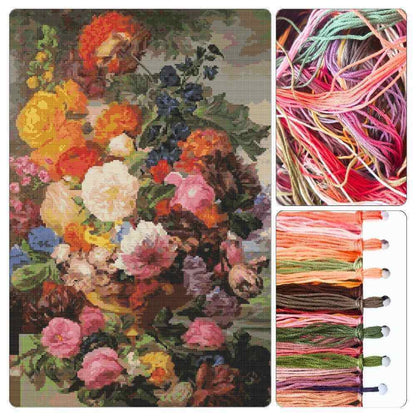 Grandmother's Bouquet II Cross Stitch Kit