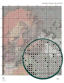Grandmother's Bouquet II Cross Stitch Pattern