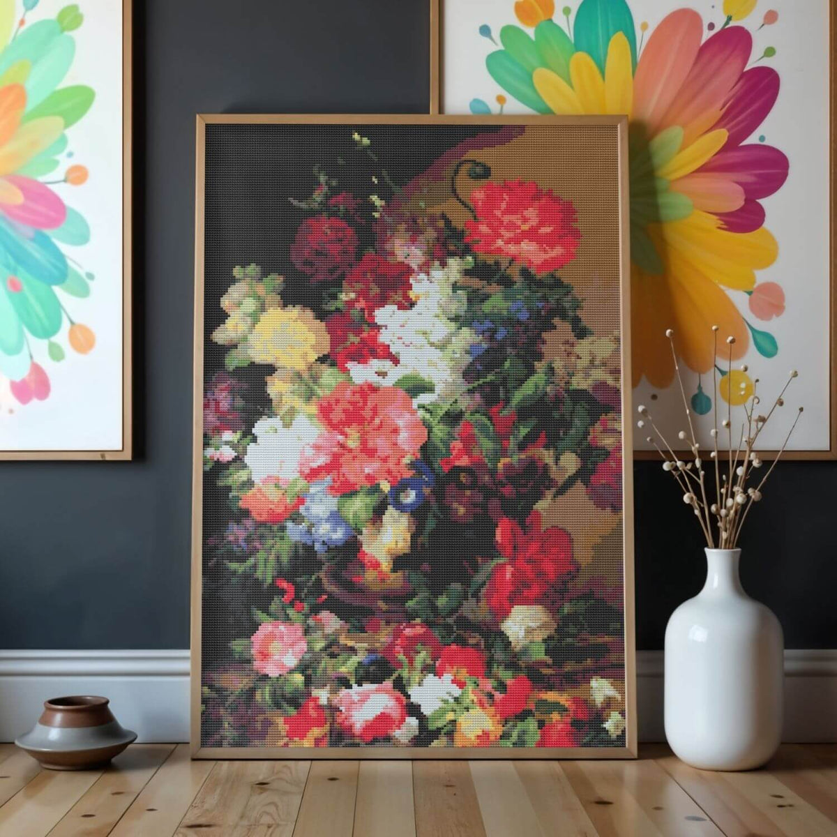 Flowers Cross Stitch Pattern