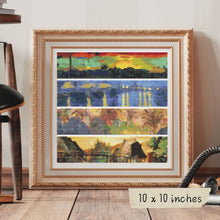 Panel Series featuring Landscapes Cross Stitch Pattern | The Art of Stitch