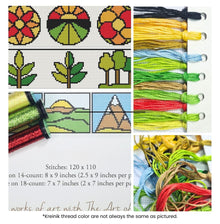 Panel Series featuring Green Earth Cross Stitch Kit | The Art of Stitch