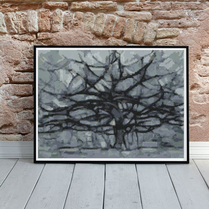 The Gray Tree Cross Stitch Kit
