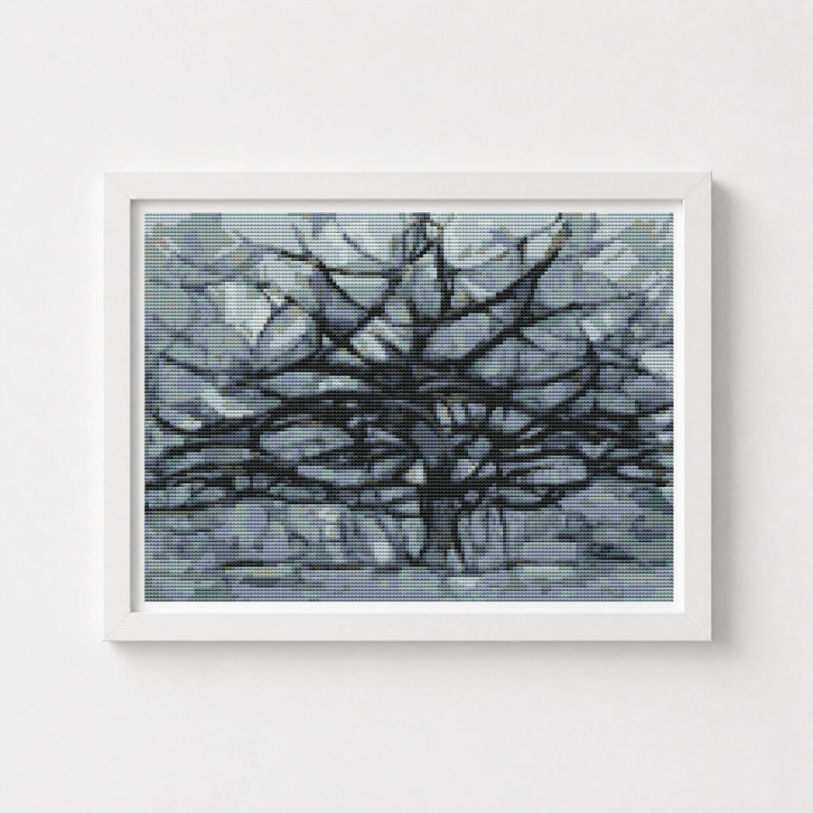 The Gray Tree Cross Stitch Pattern