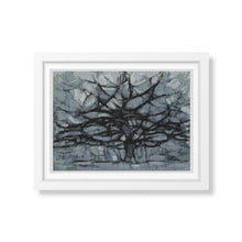 The Gray Tree Cross Stitch Pattern | Piet Mondrian