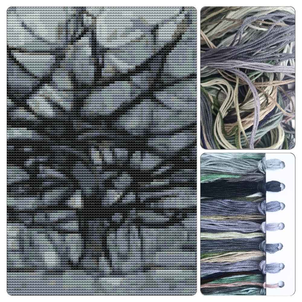 The Gray Tree Cross Stitch Kit
