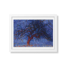 Evening Red Tree Cross Stitch Kit | Piet Mondrian