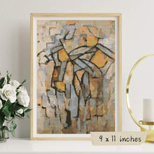 Composition in Grey Blue Cross Stitch Kit