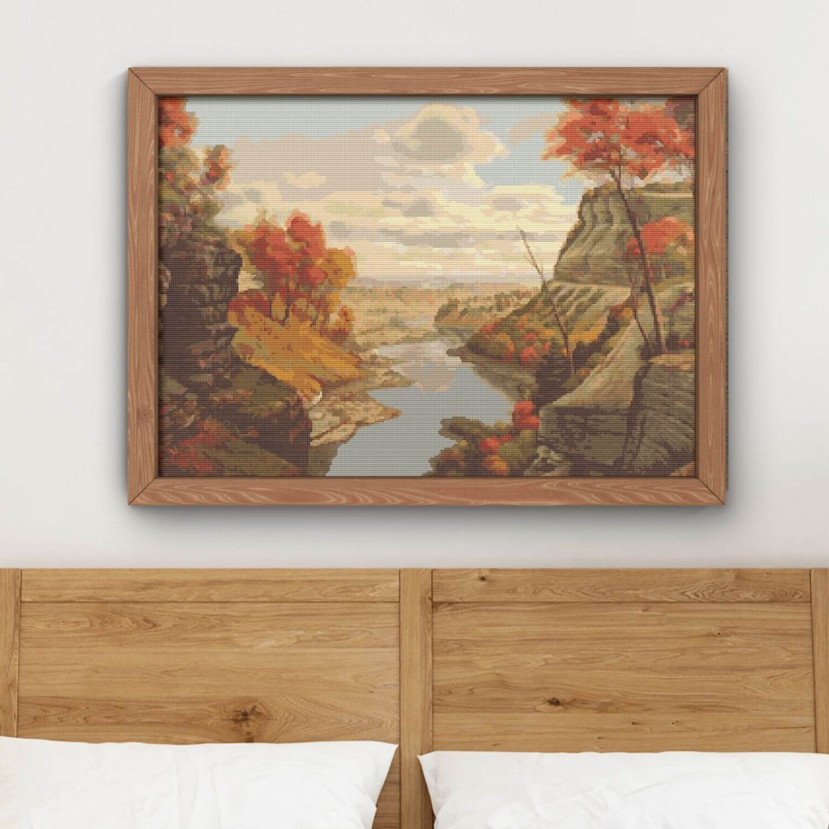The Gorge at Letchworth Park Cross Stitch Kit