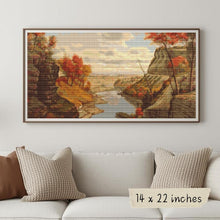 The Gorge at Letchworth Park Cross Stitch Kit