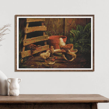Barnyard Animals Cross Stitch Pattern