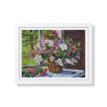 Lilacs by the Window Cross Stitch Kit | Pyotr Konchalovsky