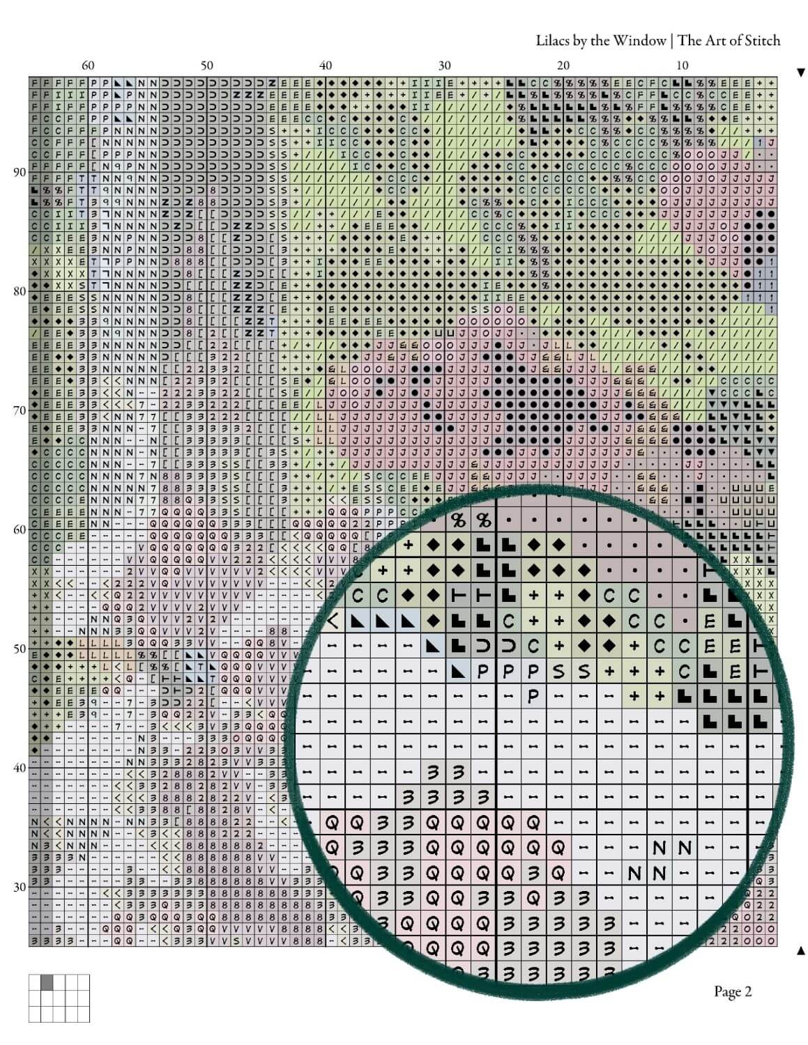 Lilacs by the Window Cross Stitch Kit