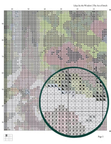 Lilacs by the Window Cross Stitch Pattern